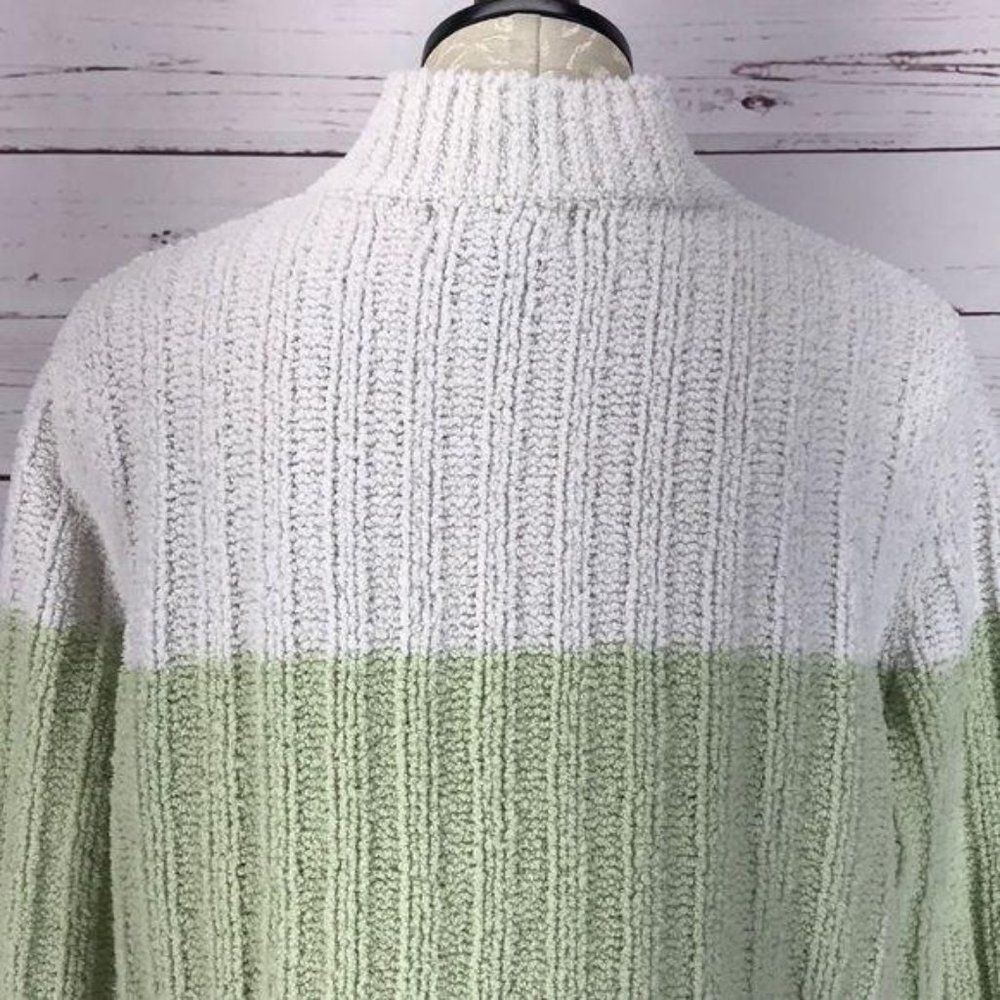 Ambra Knitted Tricolor‎ Knotted Design Crew Sweater - Picture 5 of 7
